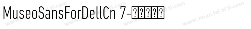 MuseoSansForDellCn 7字体转换